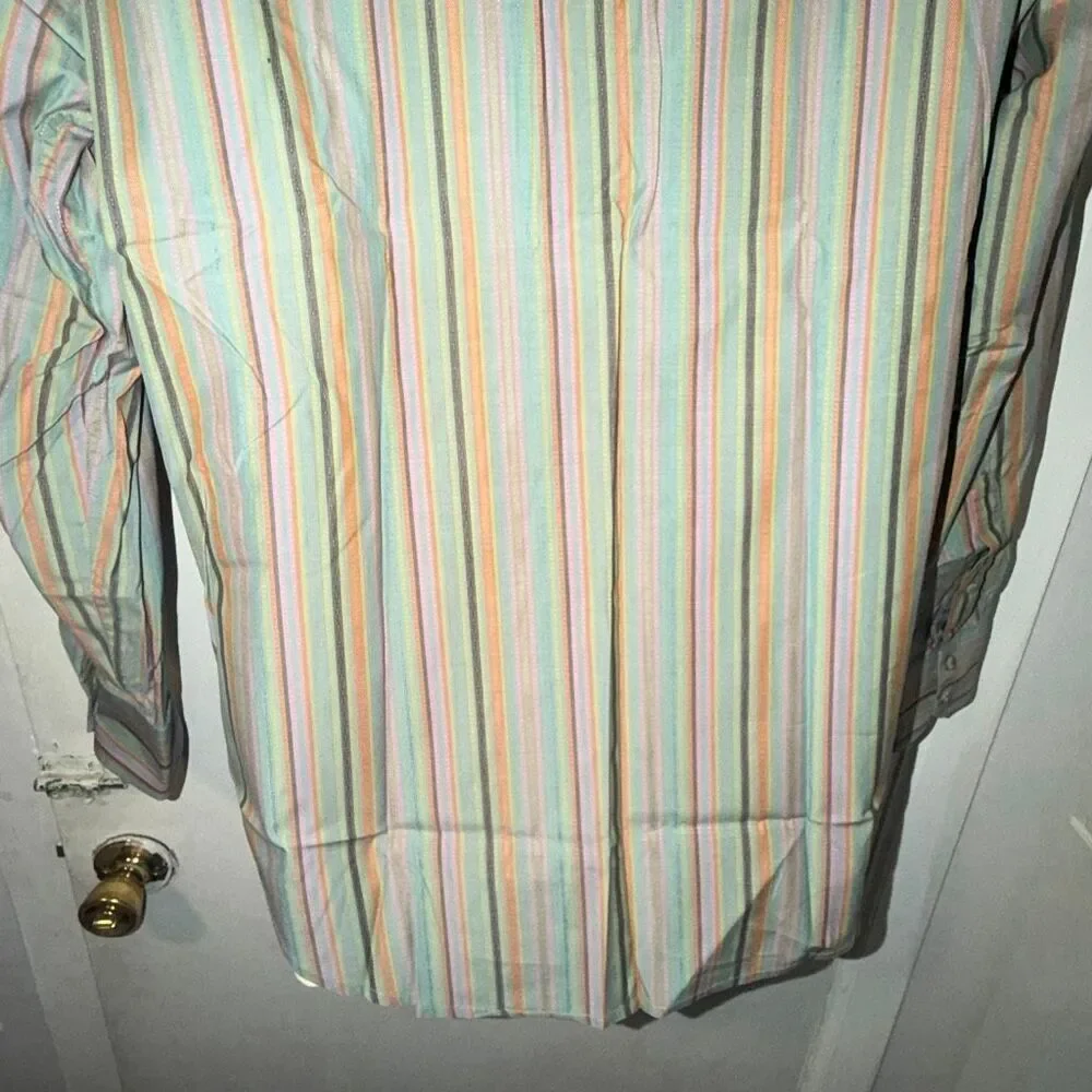 ROBERT GRAHAM Multicolor Striped Button Up Shirt-L